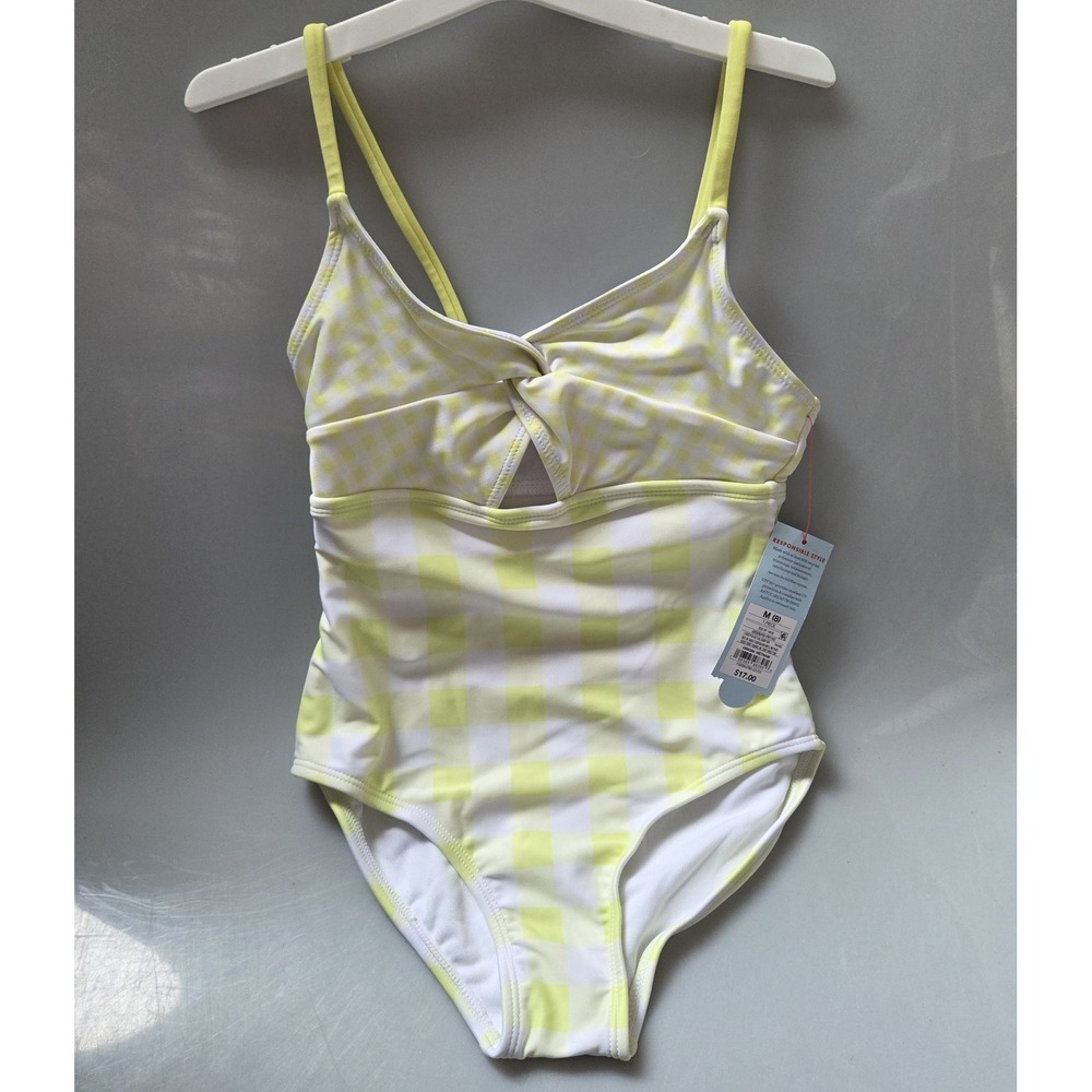Cat & Jack Girls One Piece‎ Swimsuit Bathing Suit Size M (8)